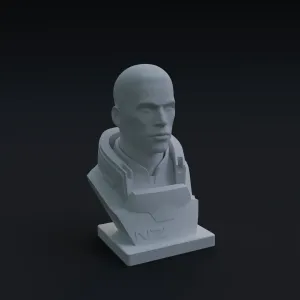 Commander Shepard Bust