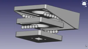 Wobble Free Z-Axis Oldham Coupler and Hot-end Saver
