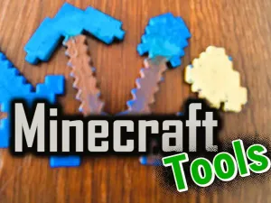 Minecraft Tools Keychain