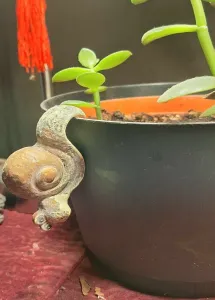 flower pot hangers snail