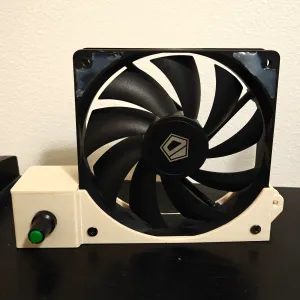 120 mm Fan mount, adjustable speed