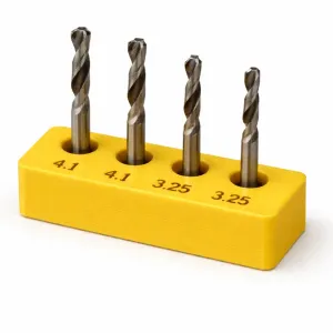 4-Slot Drill Holder for Blind Rivet Drill Bits - Tool Holder