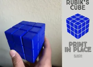The World’s First Working Print in Place Rubik’s Cube