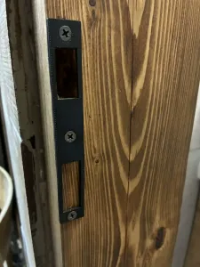Door inside plate