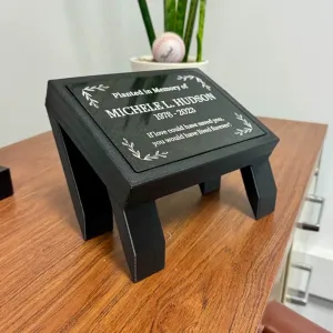 Tree Memorial Plaque Holder (Stake-In)