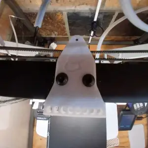Belt tensioner with filament tube bracket for Ender 3 V3 KE