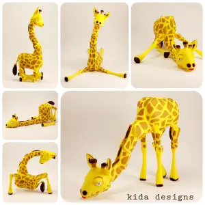 Articulated Giraffe (Print-in-place)