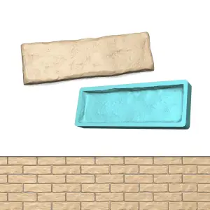 Wall Brick Molding - 04 Bricks Molds Decor