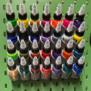 26mm Paint bottle organizer for Ikea Skadis style pegboard