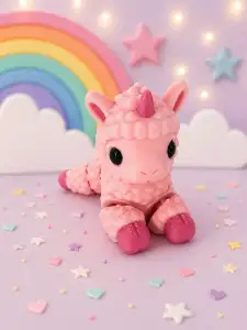 Flexi Lamacorn - Articulated Unicorn Lama
