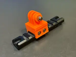 Base Action Cam per slitta Picatinny