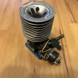 RC 1/8 scale nitro motor air intake and exhaust cover