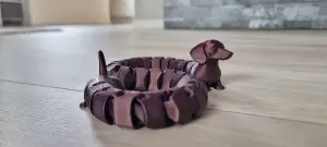Articulated dachshund flexi 41 cm long