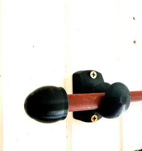 Curtain Rod Support + End Caps