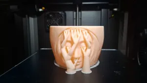 Serenity Face Planter | Decorative planter STL