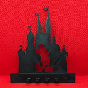 Castle mouse key holder