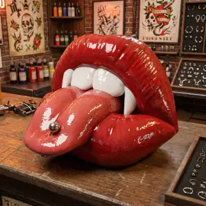 VampTongue,Bloody Kiss,Viper Lips,Desktop Art