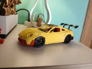 MULTICOLOR PORSCHE 992 GT3RS COLLECTABLE 3D MODEL CREATION