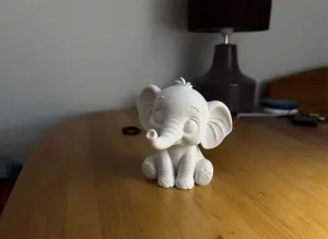Cute Chibi Kawaii Baby Elephant