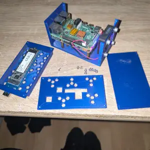 Raspberry Pi Case for Pi 4 with SSD, UPS and active cooling