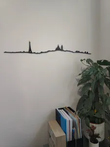Paris Skyline 90cm long assembly
