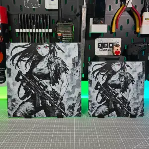 Girl Anime QBZ – Hueforge – 4 Colors