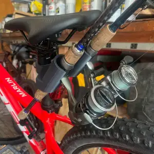 Fishing rod Holder for Bike seat post 31.6mm