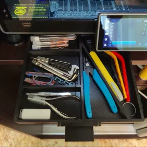 Pull-out shelf for a 3D printer - Creality  K1C