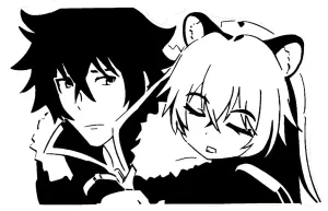 Shield Hero stencil 2
