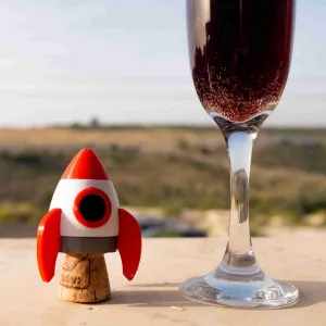 Champagne Cork Rocketship