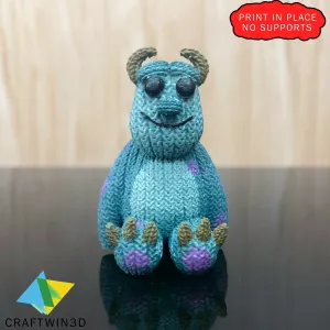 Knitted Sully from Monster inc