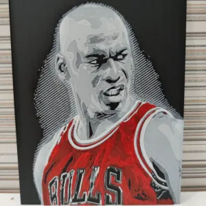 Portrait of Michael Jordan