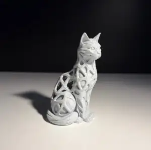 Sitting Cat Statue