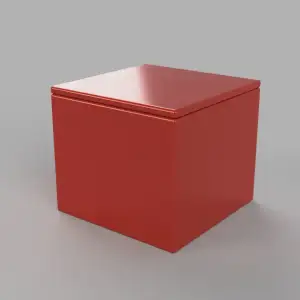 Storage box with a lid 60x60 mm - simple to print