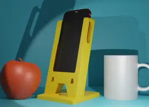 phone holder for big phone and big cable