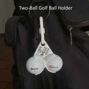 Two-Ball Golf Ball Holder
