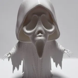 Halloween ghostface figurine
