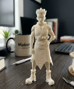 Taiju Oki from anime dr stone