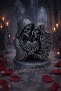 Eternal Love Skeleton Couple
