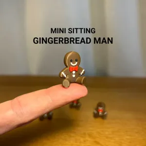 Mini Sitting Gingerbread Man