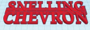 Chevron sign