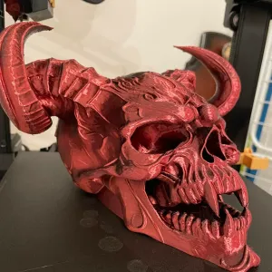 Demon skull Halloween Decor