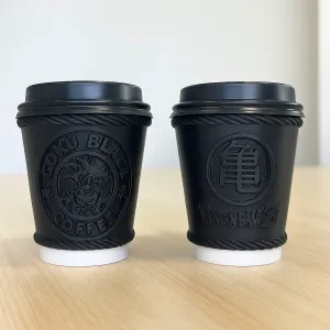 Coffee cup sleeve - Dragonball Goku black