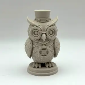 Steampunk Owl Figurine