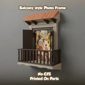 Balcony-style photo frame - No CFS