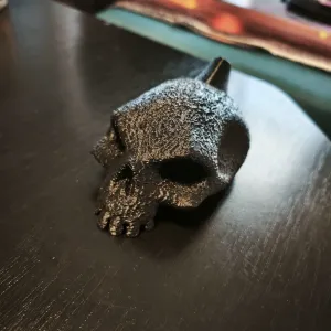 Aztec death whistle skull