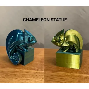 Chameleon Statue