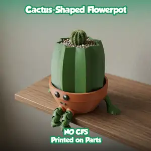 Cactus-shaped flowerpot - Flexi Legs - NO CFS