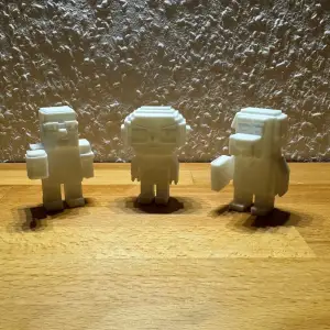 Minecraft Style Figuren Peter, Brain, Stewie