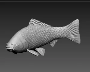 KOI FISH - READY FOR 3D PRINT
